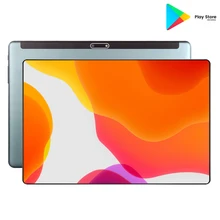 10-дюймовый планшетный ПК с системой андроида и 9,0, 6000 мА/ч, Батарея, восьмиядерных процессор Процессор, 1280x800 Full HD Дисплей, 2.5D Стекло, 6 ГБ+ 128 ГБ, WI-FI, 8MP камеры