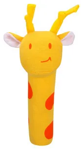 giraffe Детские погремушки Мобильная От 0 до 2 лет звонкий колокольчик Мультяшные Игрушки для маленьких мальчиков и девочек мягкие игрушки для младенцев Обучающие музыкальные игрушки - Цвет: giraffe