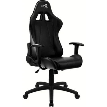 

Game chair aerocool AS100 air, on wheels, PVC/polyurethane, black, (AS100 Black)