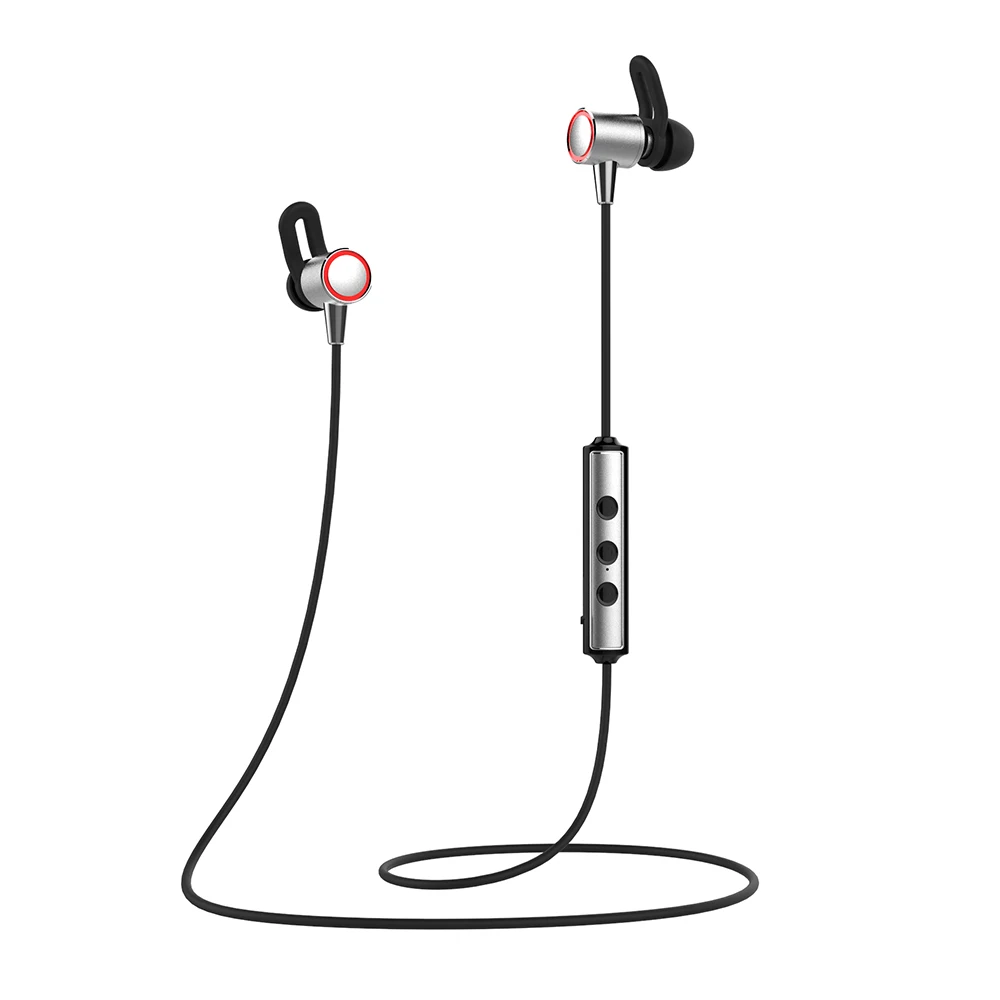 S60 Sport BT Earphone Running Sweatproof Headset Stereo Sound Wire Control Lodestone Earphone