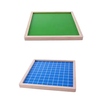 

Wooden Toys Hundred Board Montessori 1-100 Consecutive Numbers Wooden Educational Game for Kids F3ME