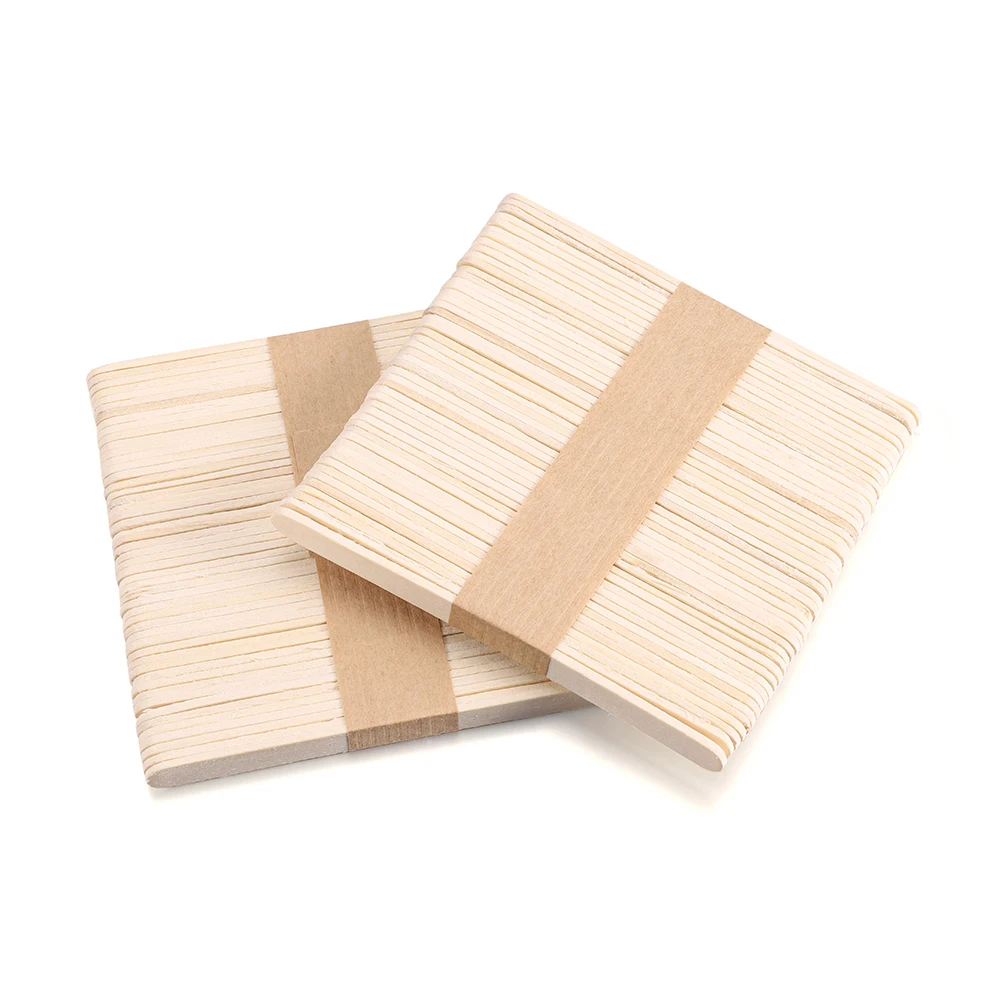 50-150Pcs Wooden Stirring Stick For Epoxy Resin Mold Popsicle Ice Cream Sticks Jewelry Making Handmade Craft Tools Supplies