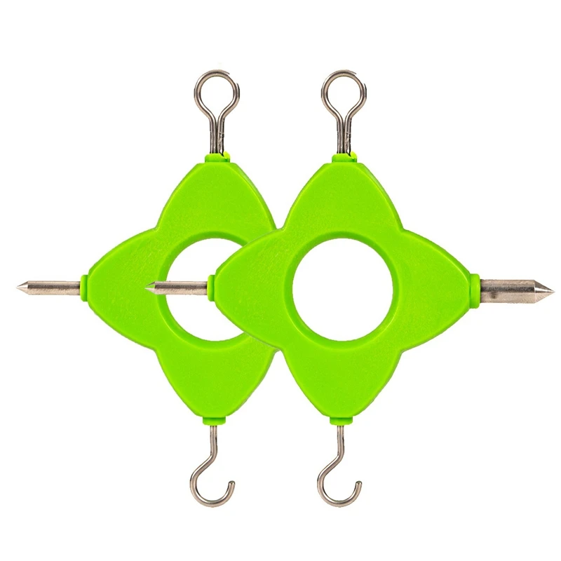 

2Pcs Fishing Knot Puller Tool 4 In 1 Multi Puller Tool for Rig Making Method Feeder Carp Fishing Terminal Tackle Accessories