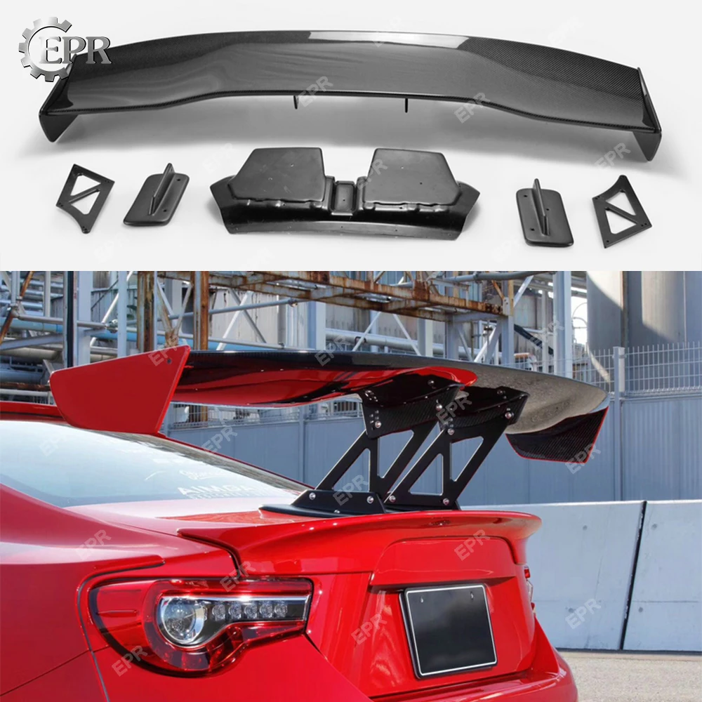Углеродное крыло губы для GT86 BRZ VTX2 стиль стекловолокно/FRP задний GT Спойлер(боковое Крепление) 1600 мм обвес тюнинг для GT86 BR-Z Racing