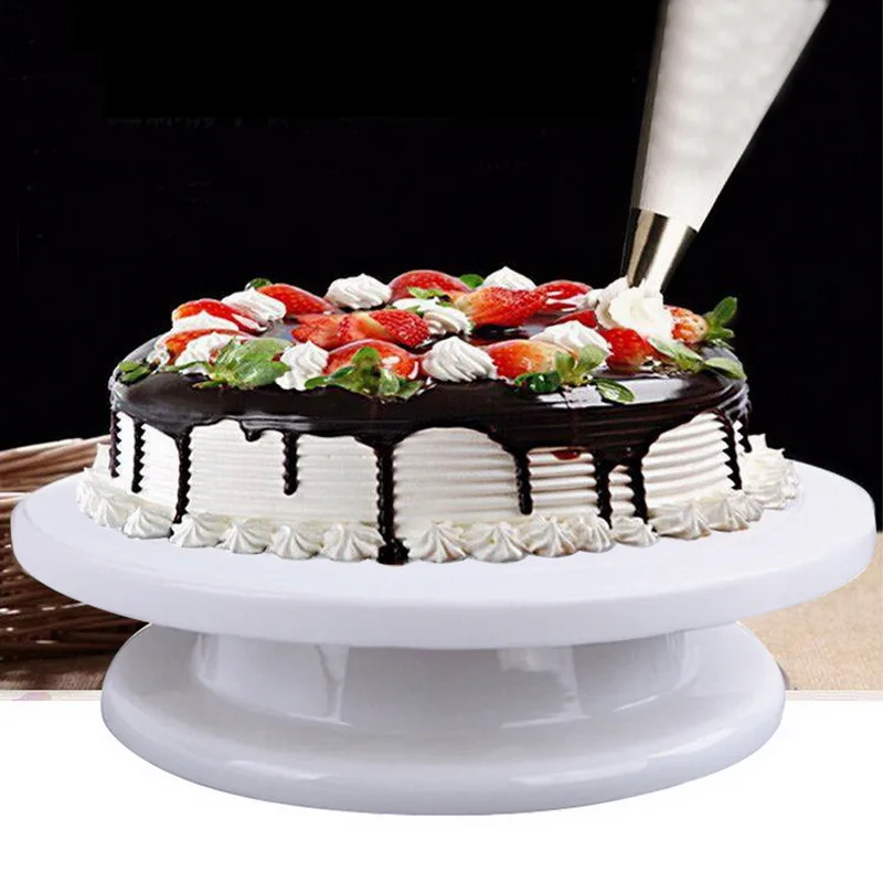 Пластиковый вращающийся стол для торта DIY подставка для торта поворотный стол вращающийся инструмент для украшения торта кухонные принадлежности