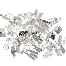 Зажим разъем для графитовая электрообогревная пленка теплый пол медь с серебряным покрытием зажимы аксессуары 40 шт