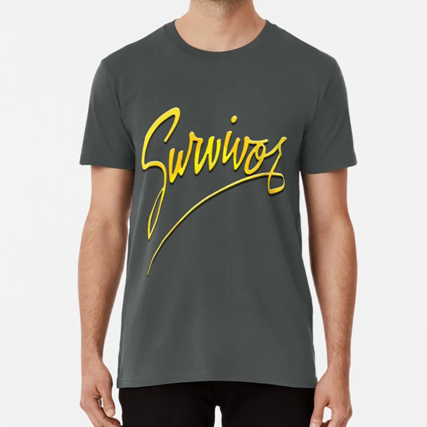 Survivor AOR Band Logo 1982 3D T shirt 