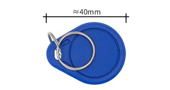 10 шт. RFID карты 13,56 МГц MF S50 близость IC метка смарт-карты 13,56 МГц Mif1 S50 брелоки NFC тег для системы контроля доступа - Цвет: Keyfobs 10pcs