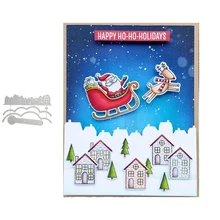 

2022 New Arrival Castle Building Ramp Metal Cutting Dies Craft Scrapbooking Handmade Knife Mould Blade Punch Stencils Die Cut