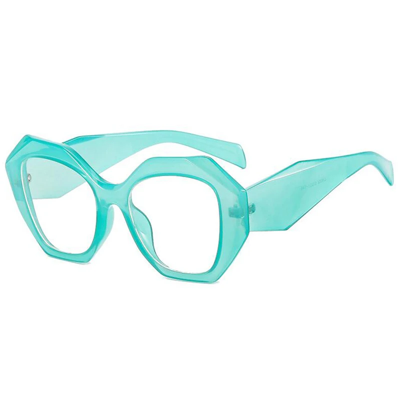 Polygon Leopard Reading Glasses Women Anti Radiation Blue Light Blocking Lens Readers Eyeglasses For Sight 0 to +6.0 Presbyopia 5