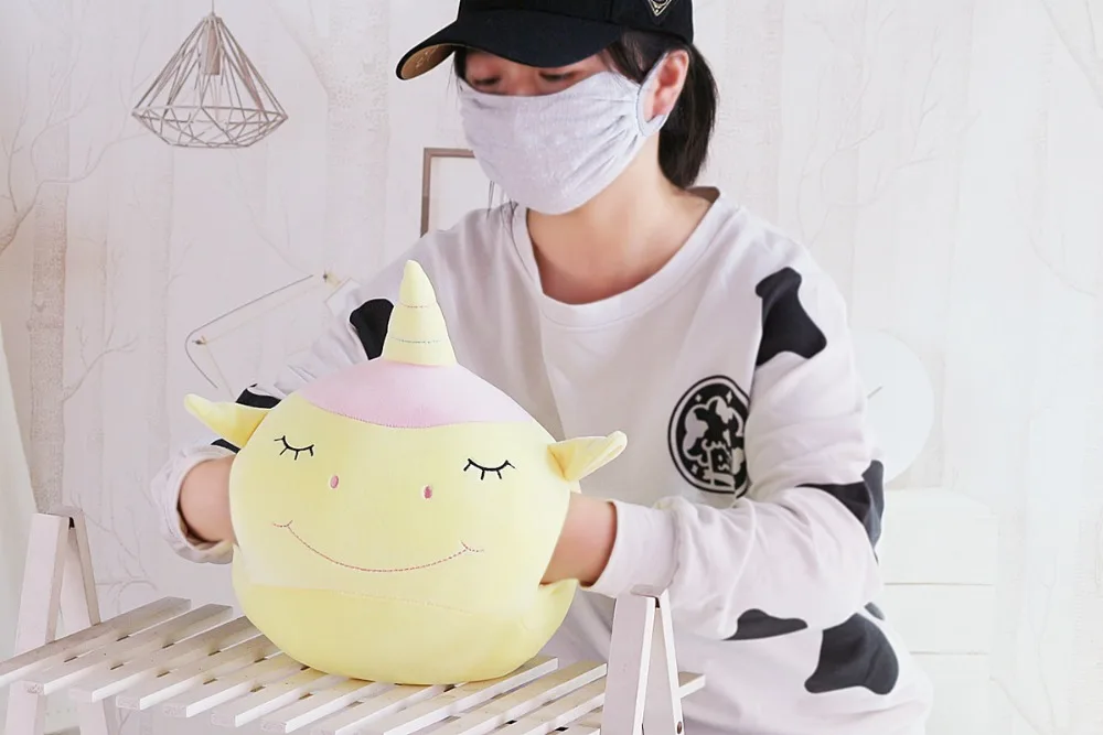Kawaii Fat Unicorn грелка для рук мягкая подушка Единорог Подарки Плюшевые игрушки куклы