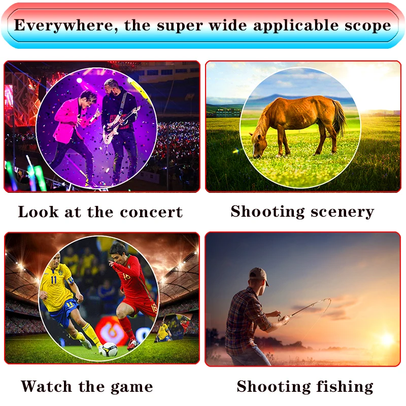 Orsda Mobile Phone Camera Lens 36X Telescope 4K HD External With Universal Clip Phone For Phone Camera Zoom Lens Telescope