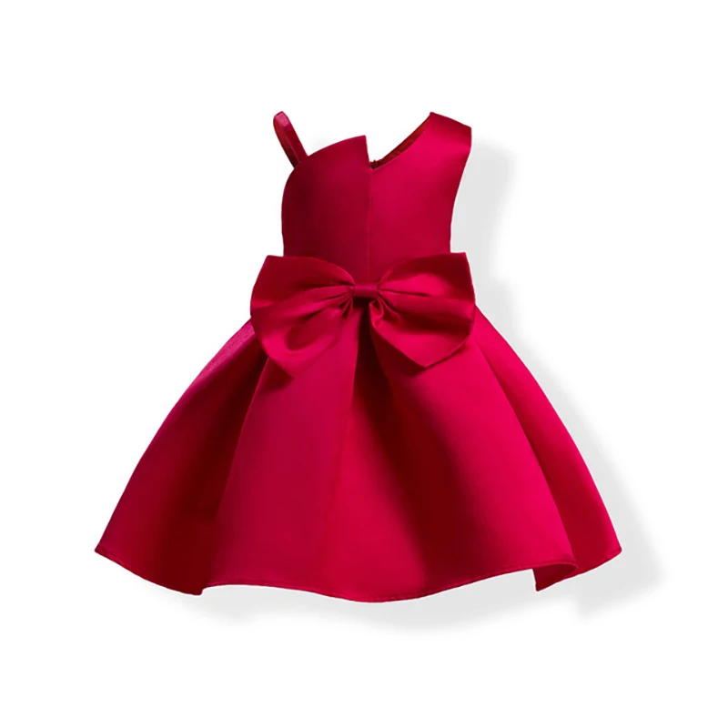 

Baby Girls Dress for Evening Prom Party Costume Teenage Girls Kids Clothes Wedding Birthday Gown Little Girl Red Gown