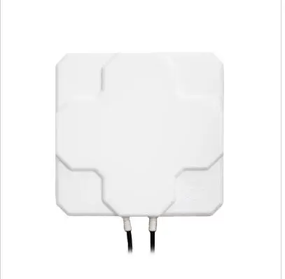 10M cable SMA male 2* 22dBi наружная 4G LTE MIMO антенна, LTE двойная поляризационная панельная антенна SMA-Male разъем(белый или черный) 10 м кабель - Цвет: 10M cable SMA male
