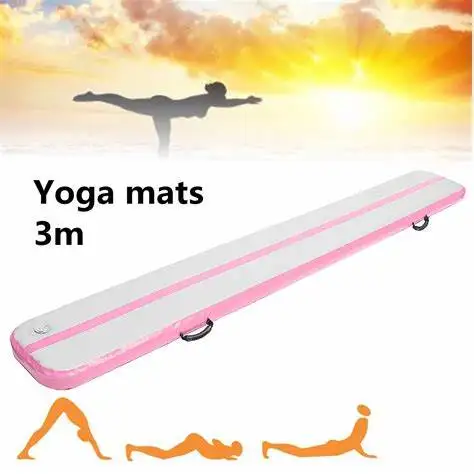 Inflatable Air Beam Gymnastics Pvc Sport Gym Air Mat 3x0 5x0 2m