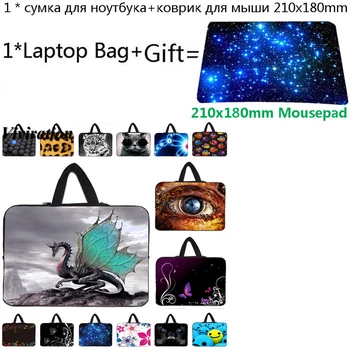 

Universal Tablet Netbook PC 10 Inch Case Cover For iPad Pro 11 Lenovo Yoga 300 Dell Acer 11.6 13 12 15 14 17 Laptop Bag+Mousepad