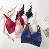 Dentelle Sexy Lingerie sans fil soutien-gorge pour femmes rembourré Push Up Bralette femme brassière été doux dos nu mode soutiens-gorge sous-vêtements ► Photo 1/6