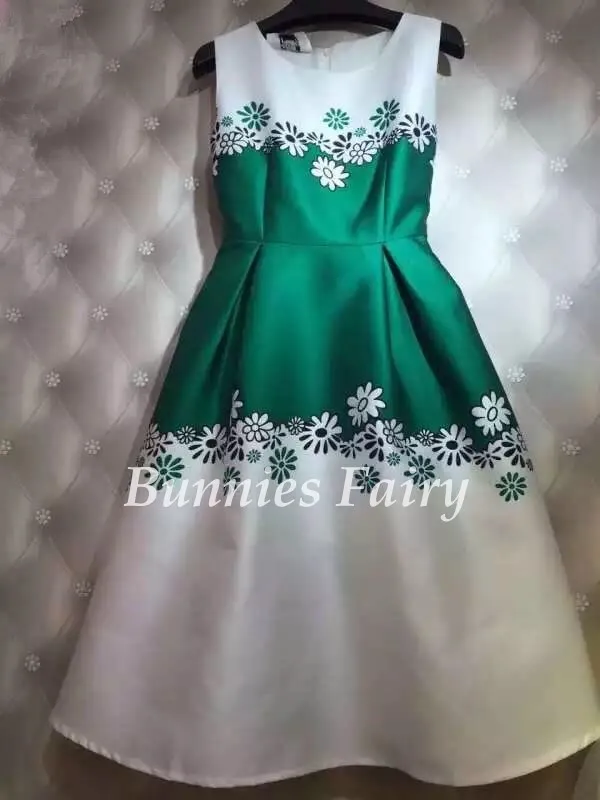 BunniesFairy Весна Осень Хепберн Винтаж Ретро Пастельные цветы цветочный принт Высокая талия платье-майка без рукавов Vestidos - Цвет: 04