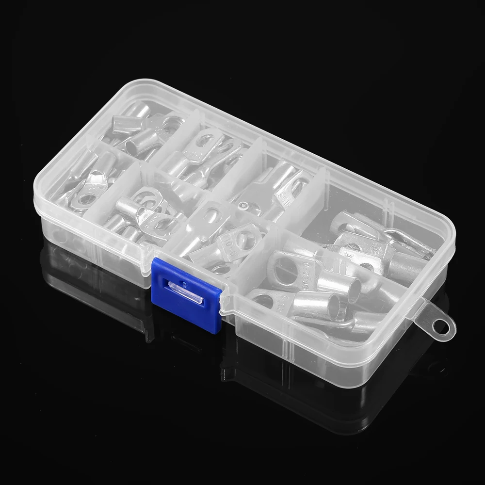 Новый 60 шт. с отверстием для болта кабель из луженой меди наконечники