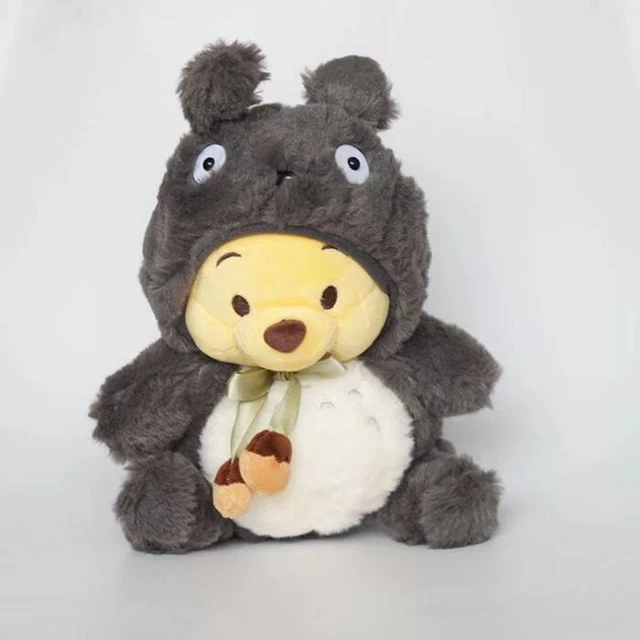 20cm Anime Plush Doll  Chubby Pooh Bear Cosplay Totoro Stuffed Plush Toys Kawaii Winnie the Pooh Plush Dolls Gifts for Children Kids