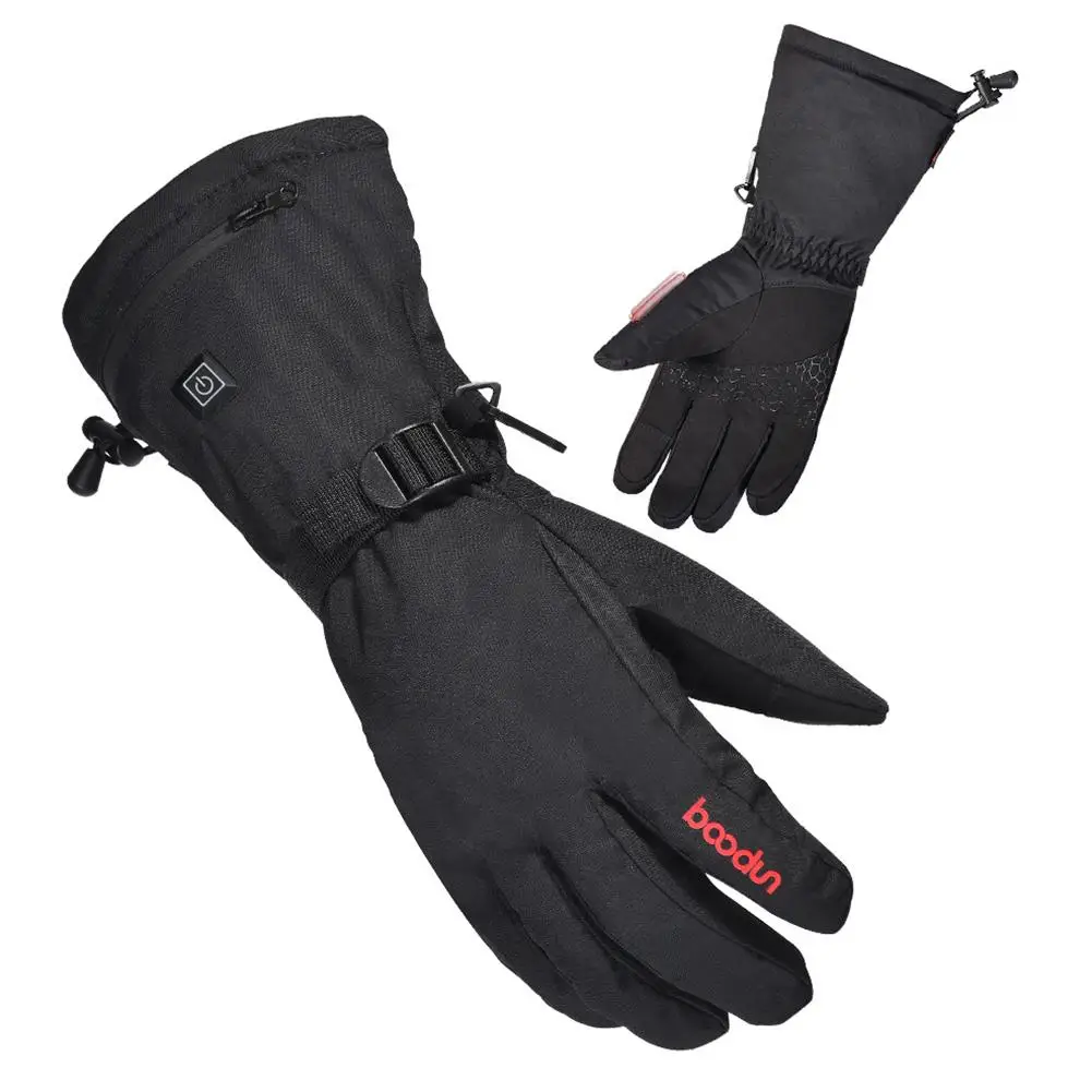 1 пара, зимние теплые электрические теплые перчатки для рук, перчатки с подогревом на аккумуляторной батарее, перчатки для велоспорта, мотоцикла, велосипеда, лыжных перчаток