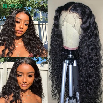 

Virgo Peruvian Water Wave 360 Lace Frontal Wig Pre Plucked with Baby Hair Glueless Lace Human Hair Wigs Free Shipping Remy 150%