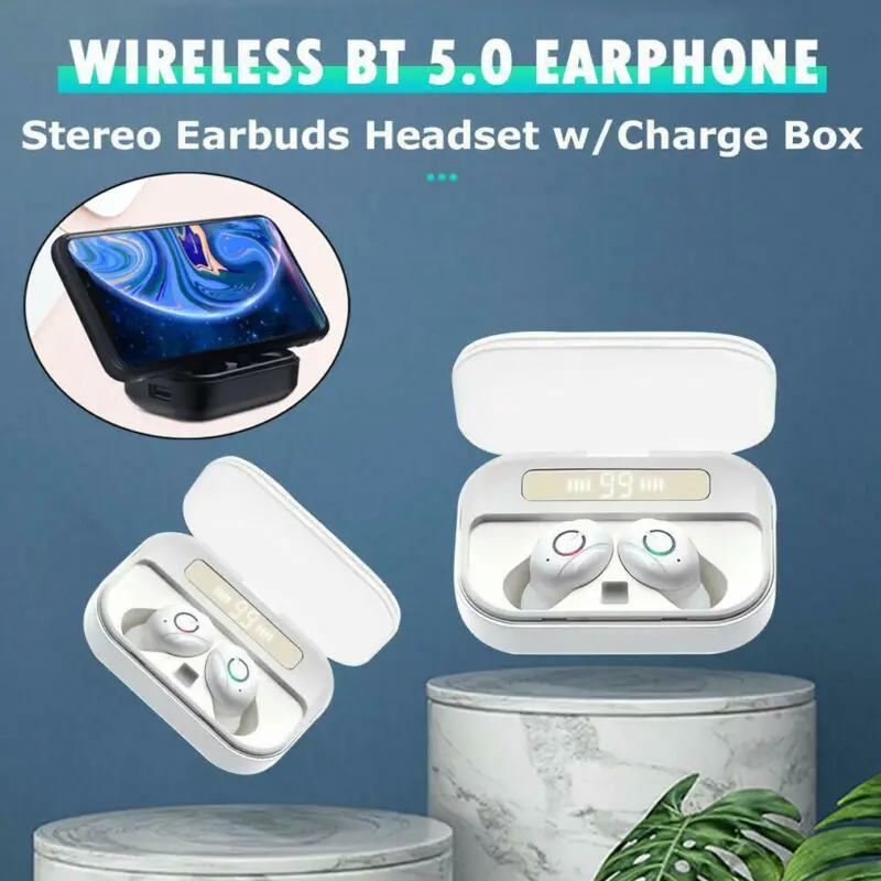 T11 TWS Earphone Bluetooth 5 0 Wireless Headset Sport Headphone Stereo In Ear Earbud With LED Display Charge Box Phone Stand New