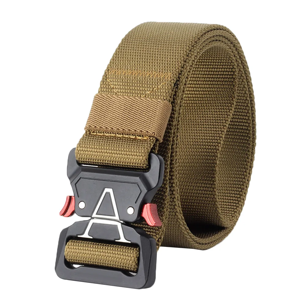 

Tactical Rigger Belt Webbing Waist Belt Heavy Duty Quick Release Buckle Outdoor N66