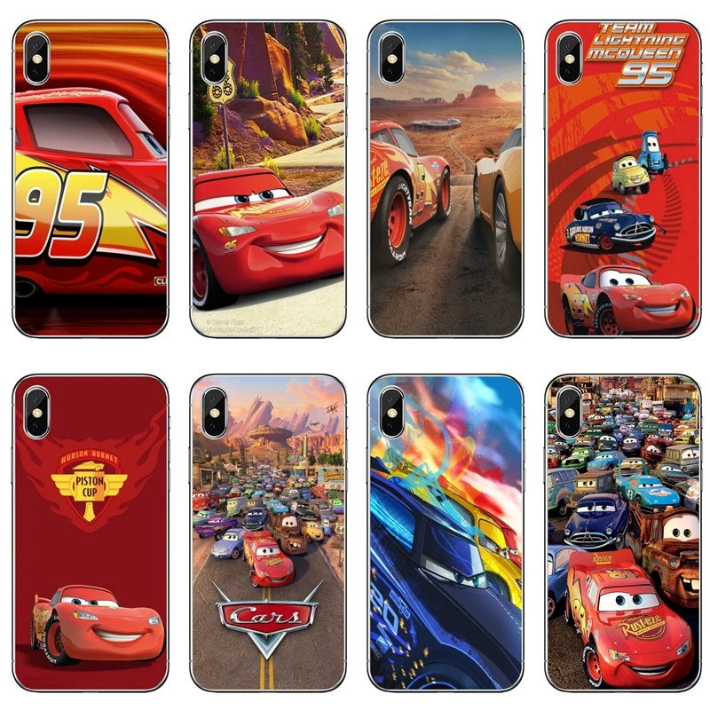 Cartoon Cars Movie Silicone Phone Case For Iphone 8 7 6 6s Plus 11 Pro Xs Max Xr X 5 5s Se 4s 4 Ipod Touch 5 6 Phone Case Covers Aliexpress