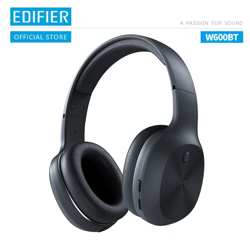 TRENDING! EDIFIER W600BT Wireless Bluetooth Headphone Bluetooth 5.1 up to 30hrs Playback Time 40mm Drivers Hands-Free Headset
