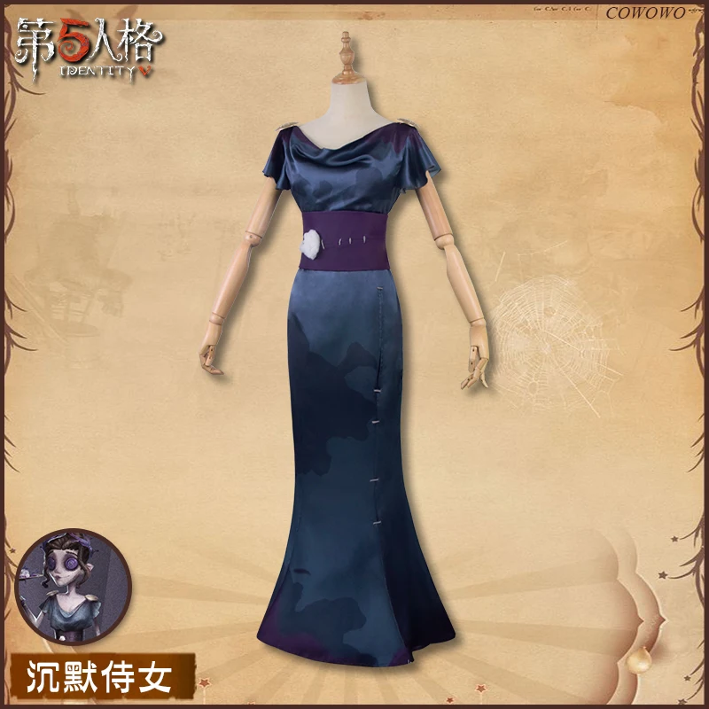 Аниме! Identity V Silence Maid Survivor платье сексуальная элегантная униформа косплей костюм
