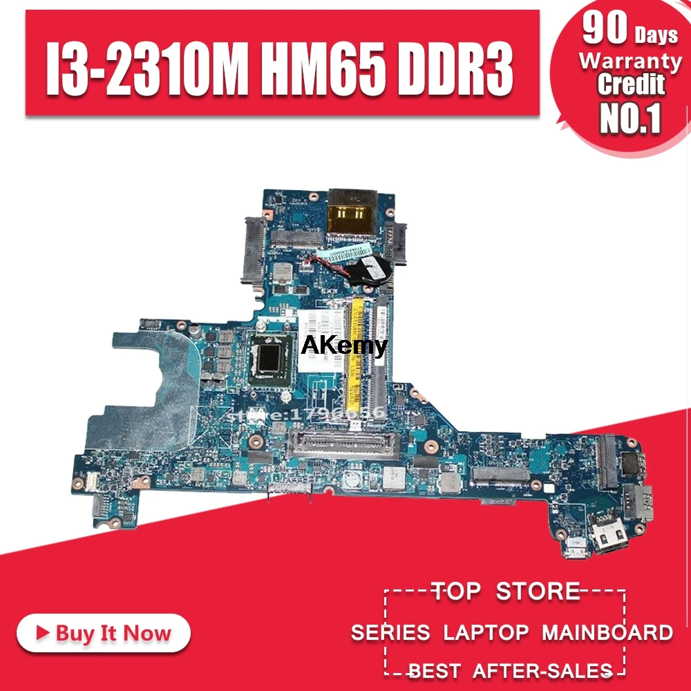 

Free shipping E6320 motherboard LA-6611P PAL70 DDR3 I3-2310M HM65 DDR3 For DELL E6320 Laptop Motherboard tested 100% work