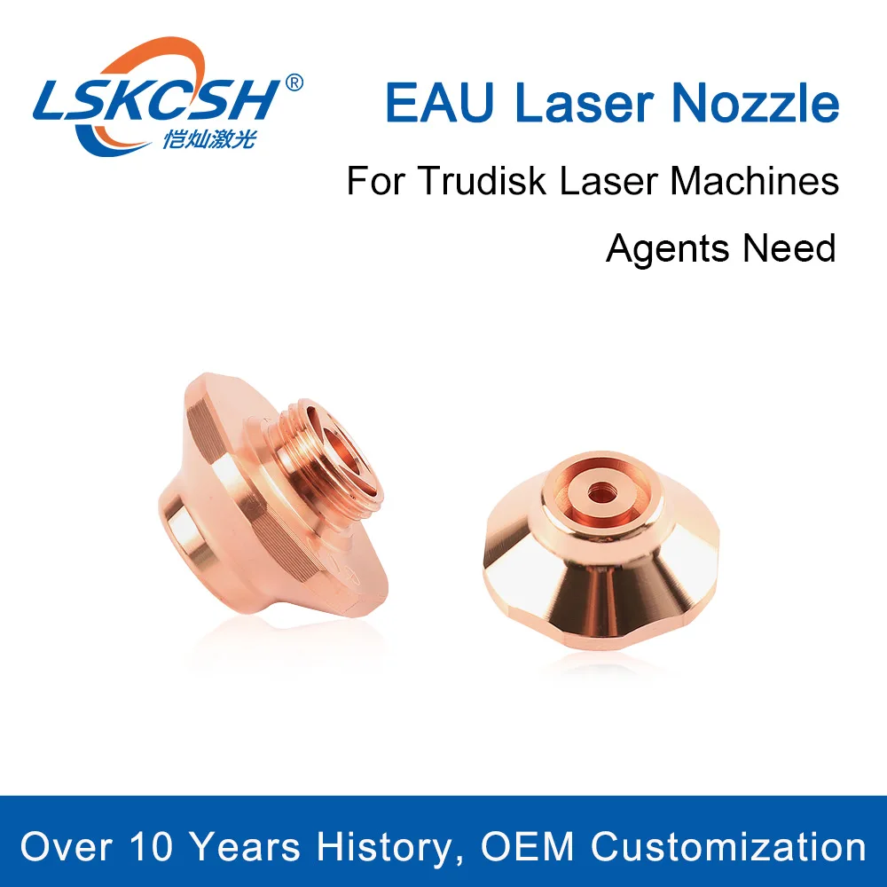 LSKCSH 10 шт./лот Trumpf EAU волокно Лазерная насадка Dia.25mm M12 для TruMatic TruLaser режущий центр