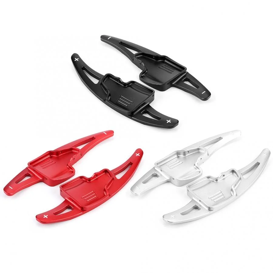 Pair Aluminum Alloy Steering Wheel Shift Paddle Shifter Extension Fit
