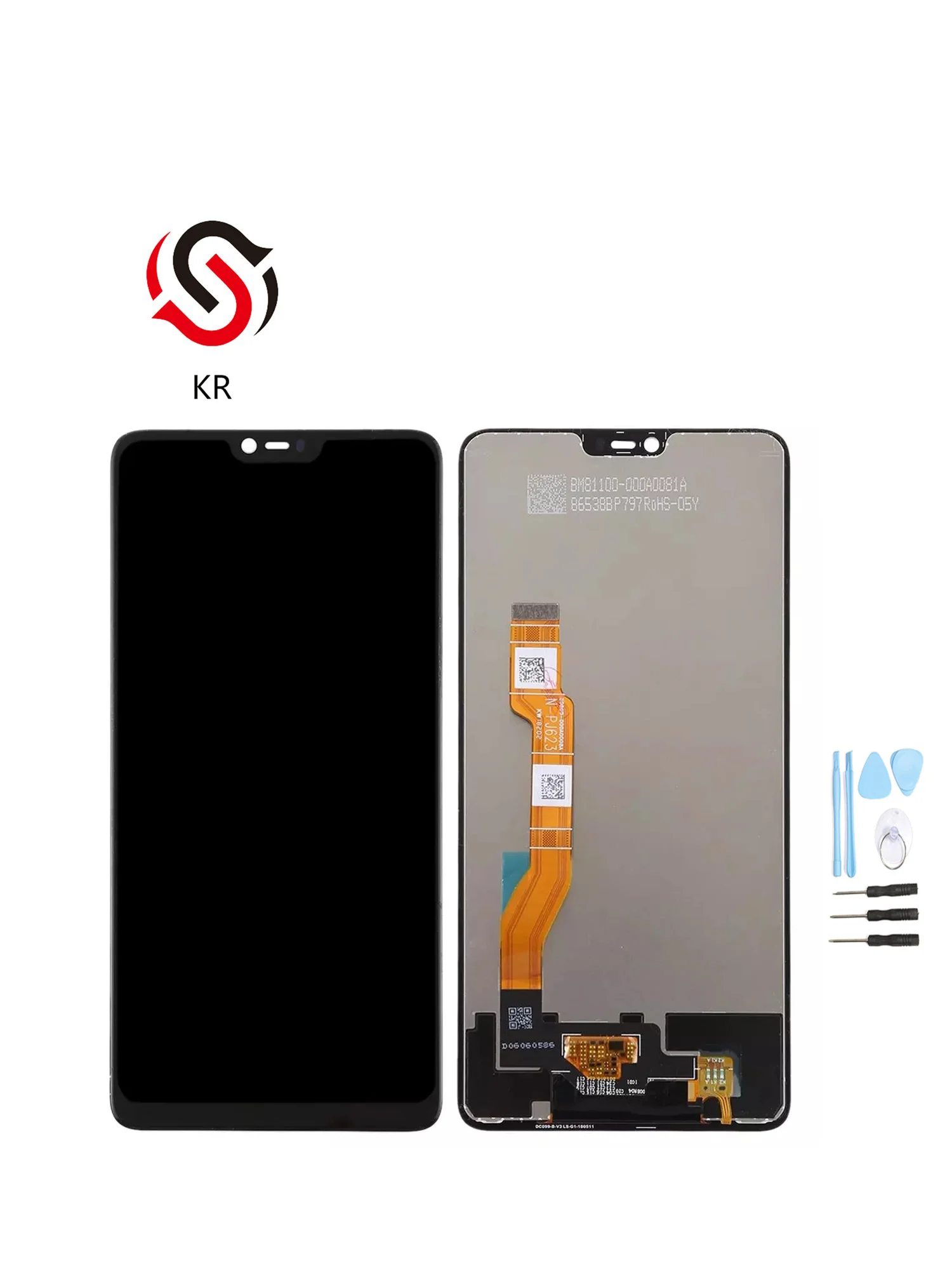 

OPPO F7 LCD Touch Screen Digitizer CPH1819 Display Replacement Assembly Parts With Frame 100% Tested+tools