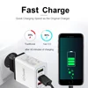 QGEEM 3 USB Charger Quick Charge 3.0 Fast USB Wall Charger Portable Mobile Charger QC 3.0 Adapter for Xiaomi iPhone X EU US Plug ► Photo 3/6