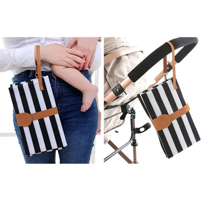 97BC Travel Waterproof Diaper Changing Mat Portable Baby Nappy Changing Pad Station.