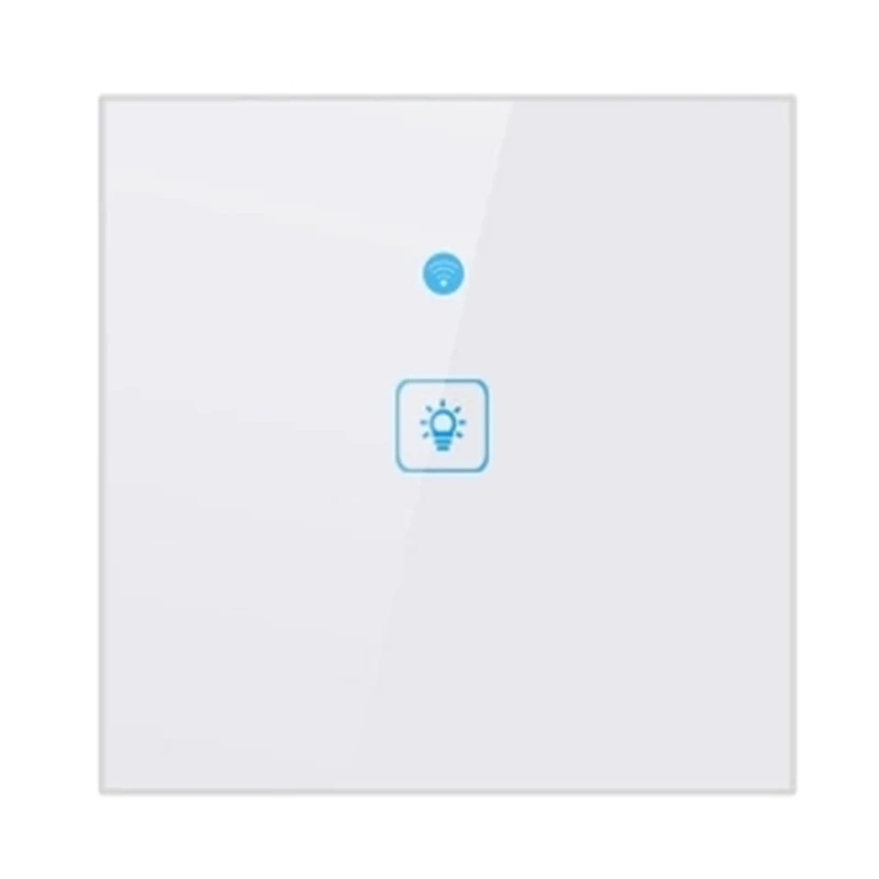 

WiFi Smart Press-Switch Wall Switch Light EU Standard Press-Screen Switch Crystal Glass Panel LED Lamp Switches