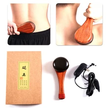 

Electric Heating Massage Tool Natural Stone Needle Body Foot Back Massager Relax Muscles Bian Stone Cellulite Massager Body Set