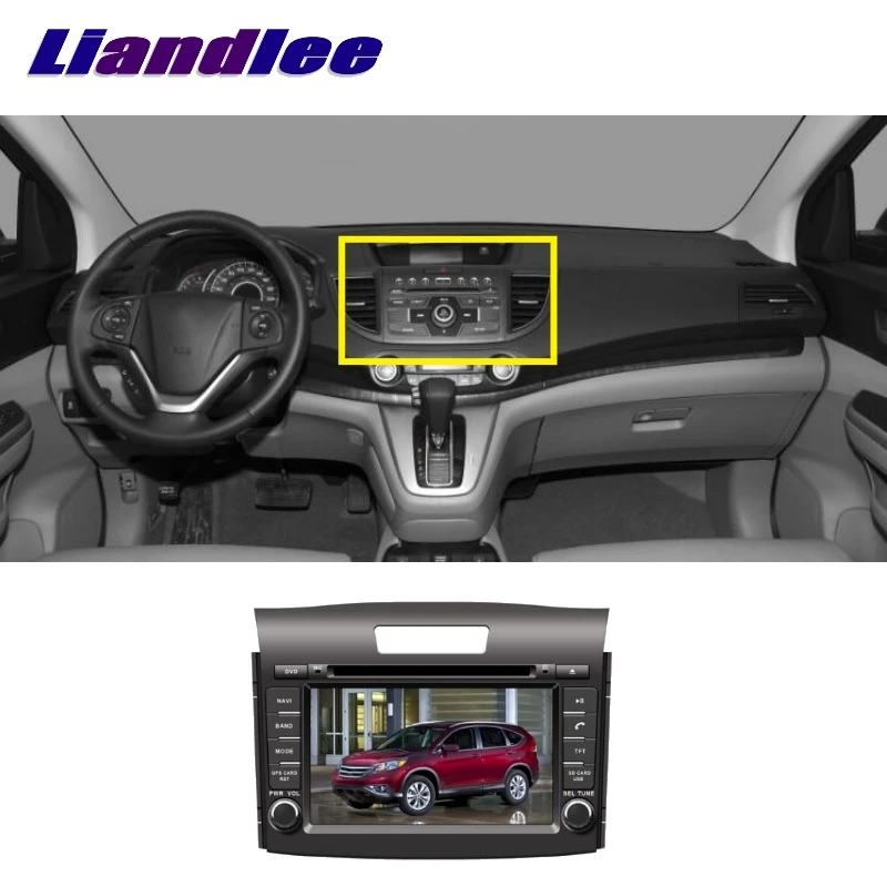 Liandlee для Honda для CR-V CRV 2012~ LiisLee автомобильный мультимедиа, ТВ DVD gps аудио Hi-Fi радио стиль Навигация