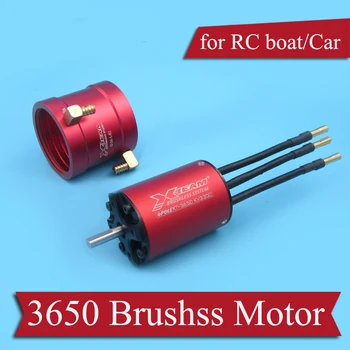 

1PC DIY Model Car/Boat High Power Four-pole 3650 Brushless Motor 3300KV 5mm Shaft RC Motors 25mm Fixed Hole Water-cooled Jacket