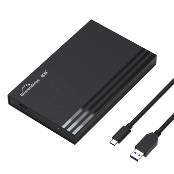

Blueendless 2.5 Inch Hard Disk Case SATA USB3.0 HDD 5Gbps High Speed External Hard Drive Enclosure Support 6TB External HDD Case