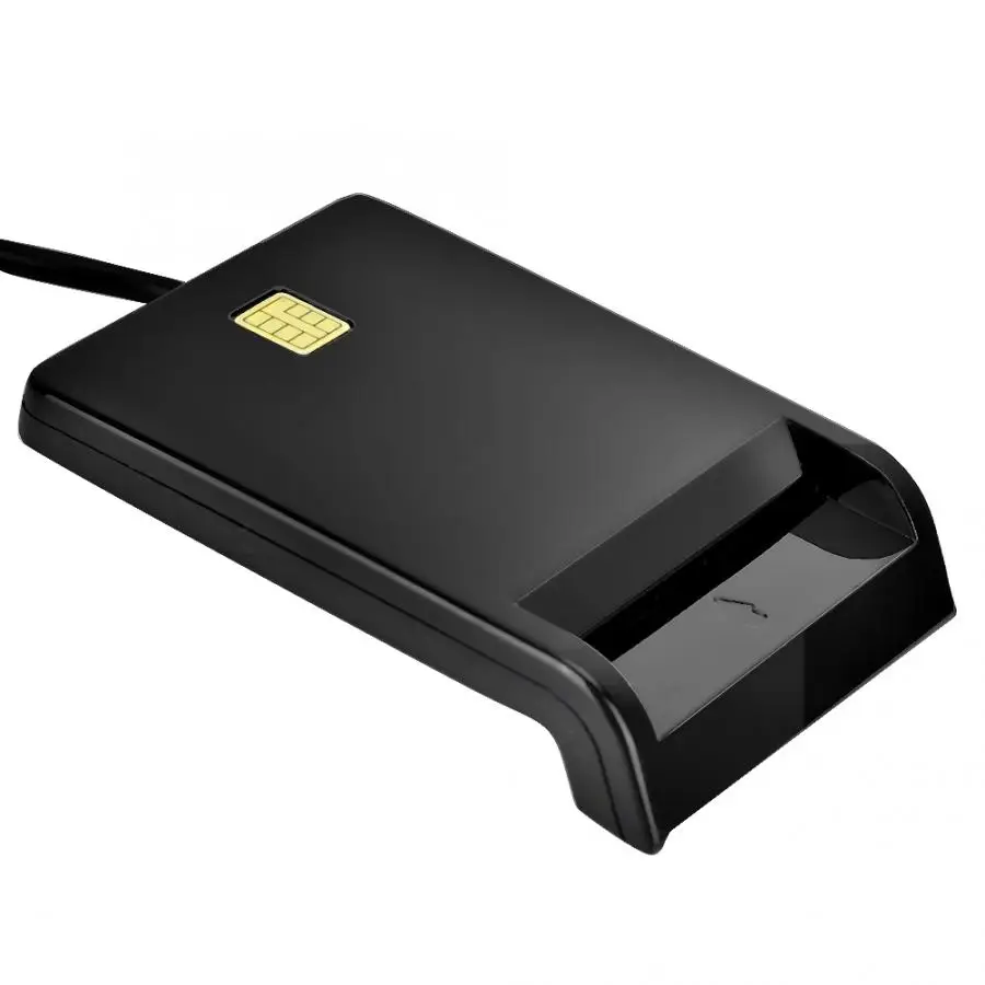 Rfid считыватель SIM/ATM/IC/ID банковский считыватель смарт-карт USB адаптер черный USB считыватель ID карт