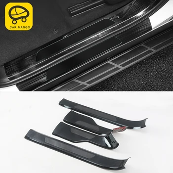 

CARMANGO for Honda Accord 10th 2018-2020 Car Door Threshold Sill Scuff Plate Guard Welcome Pedal Pad Stickers Exterior Accessory