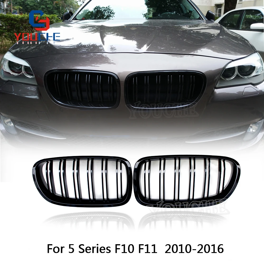 Черная решетка радиатора M5 передний бампер для BMW 5 серии F10 F11 седан хэтчбек 2010 - 2016