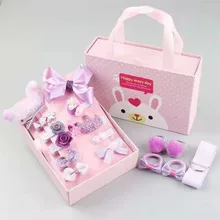 Стиль аксессуары для волос женский костюм Южная Корея головной убор Детская повязка 18 штук детские заколки