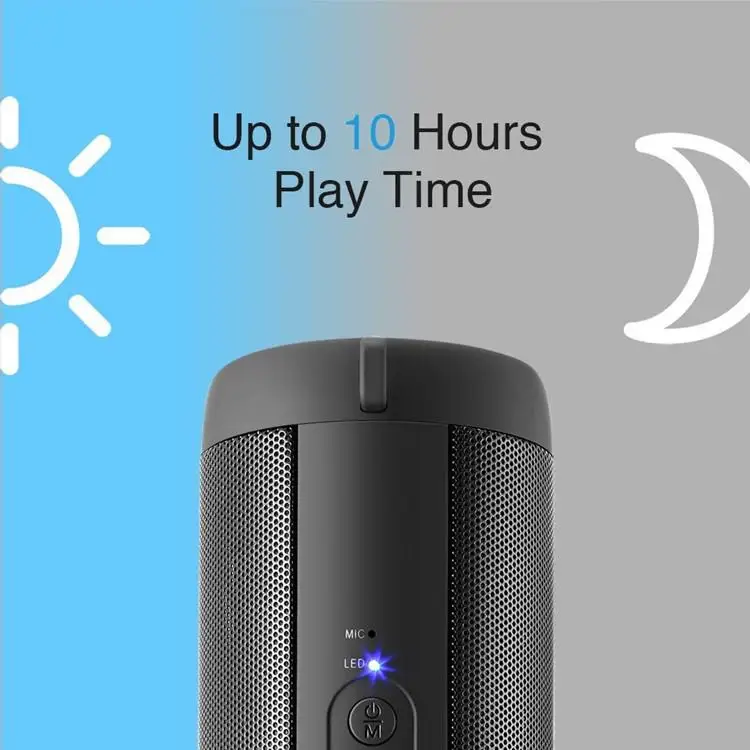 Bluetooth портативный динамик открытый водонепроницаемый светодиодный беспроводной динамик супер бас Поддержка TF карта