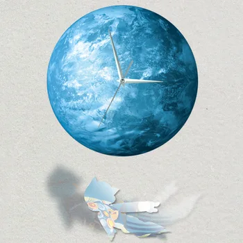 

Luminous Wall Clock Blue Wall Clocks Home Decor Home Watch Mechanism Creative Children's Room Duvar Saati Decoration Gift SC526
