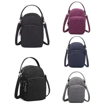 

KONO Multi-pocket messenger bag solid color handbag women bags women casual shoulder bag