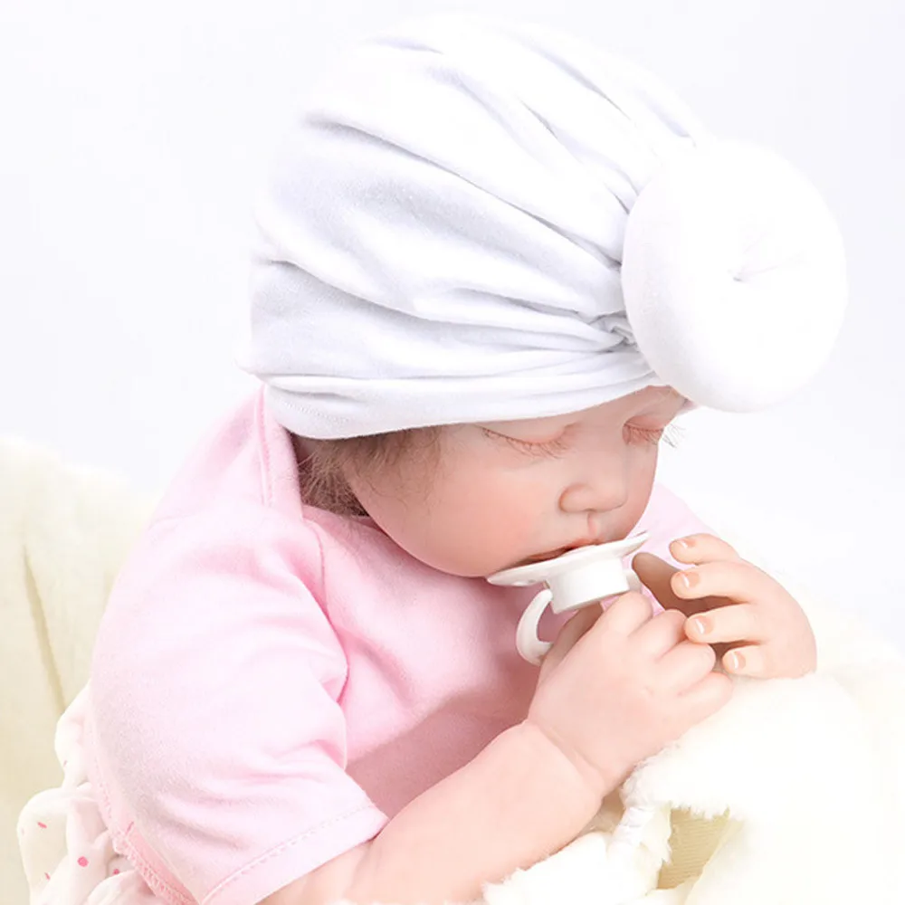 Новая популярная детская чалма для малышей, детский головной убор в индийском стиле для мальчиков и девочек, милая мягкая шляпа 18 см на весну, лето, осень, лето, шляпа с узлом